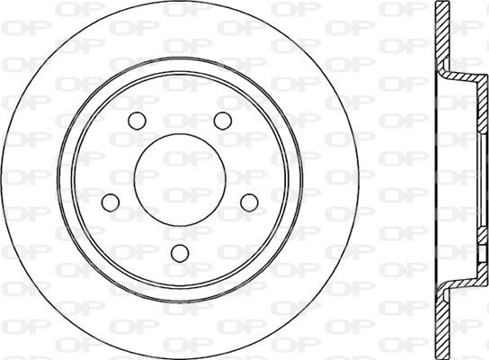 OPEN PARTS Тормозной диск BDR2031.10